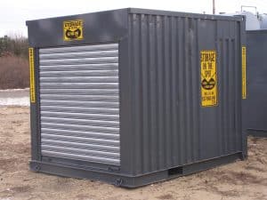 10 foot storage with rolling door